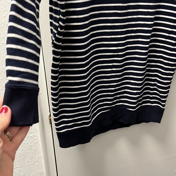 Uniqlo navy white stripe tunic - Picture 2 of 4